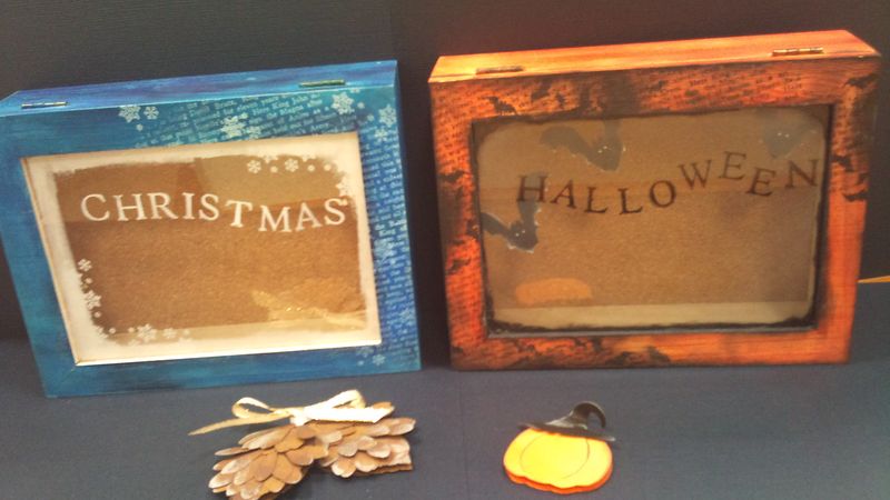 ハロウインとクリスマスの箱